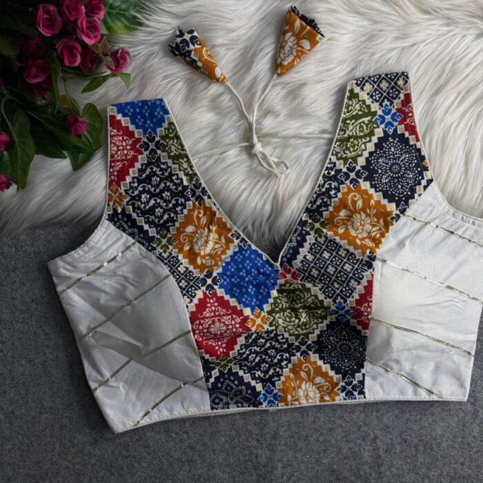Rayon Cotton Special  Traditional  Navratri Blouse