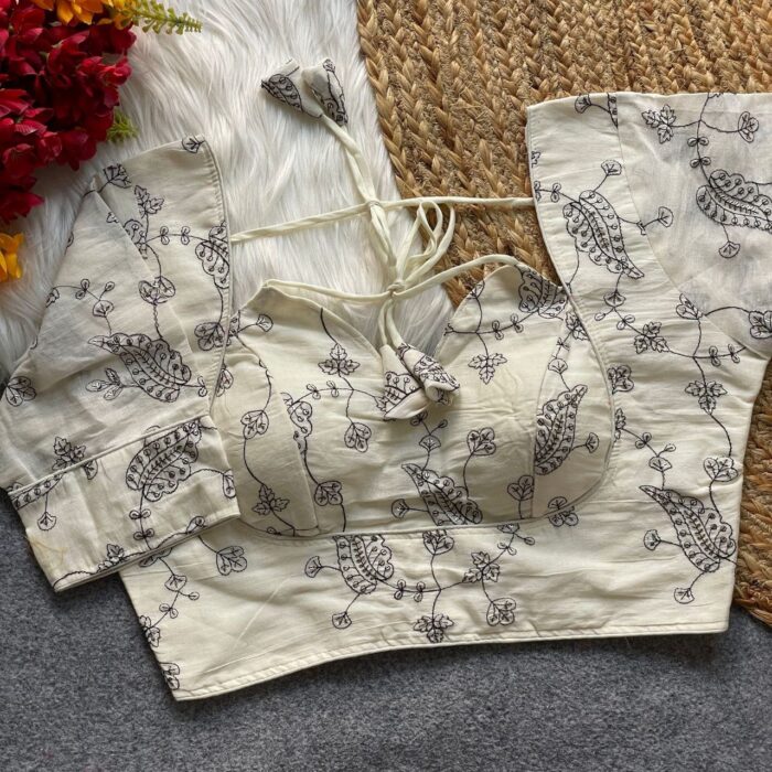 KHADI ORIGINAL KHADI COTTON HALTER NECK BLOUSE