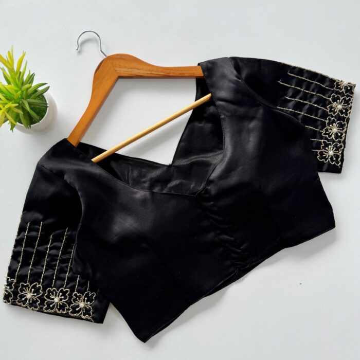 Silk Festival Wear Blouse - Image 2