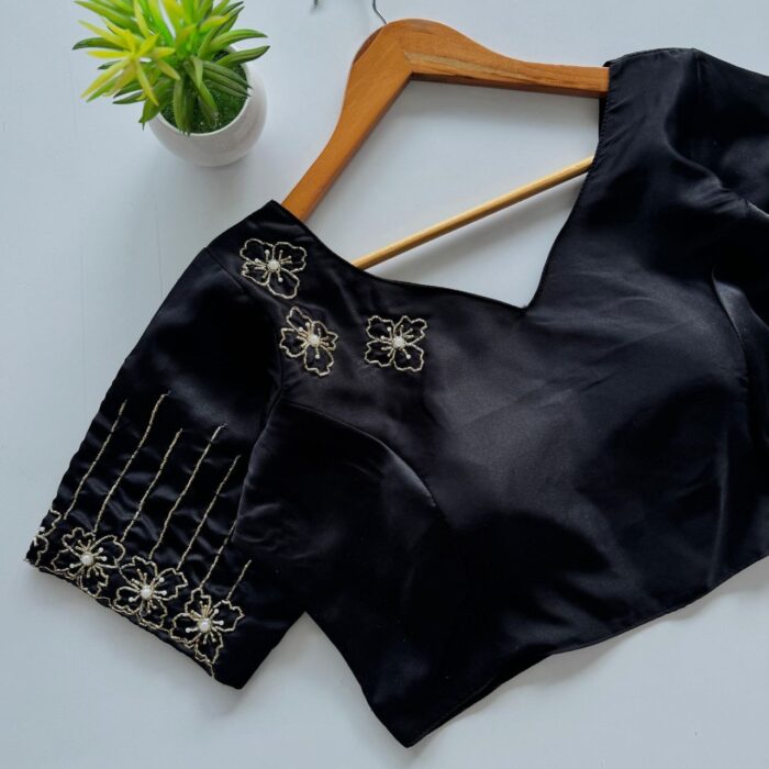 Silk Festival Wear Blouse - Image 3