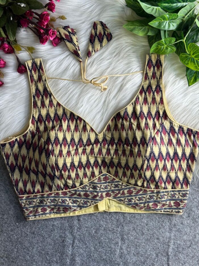 Ajrakh Printed Pure Cotton Blouses