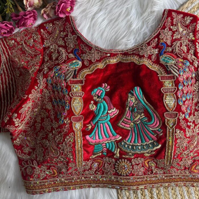 Blousewala Wedding Special Bridal Blouse - Image 3