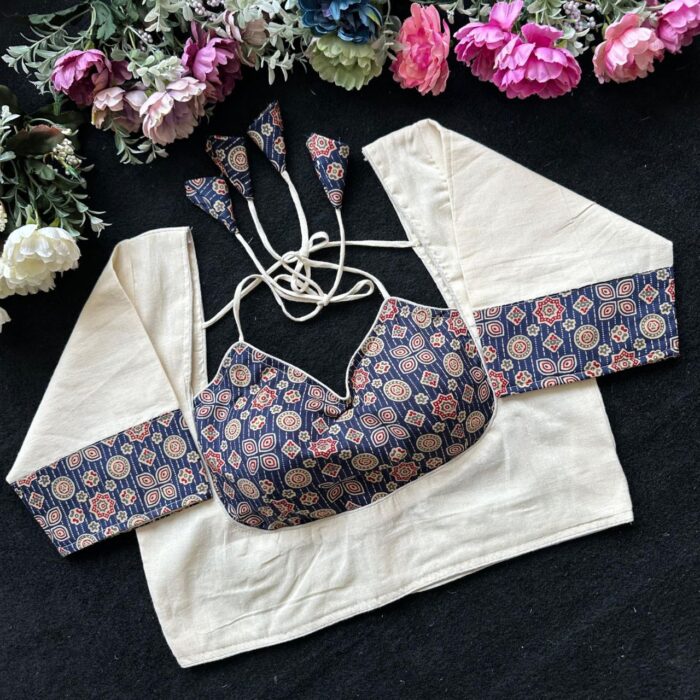 Khadi Cotton Mumtaz Style Blouse