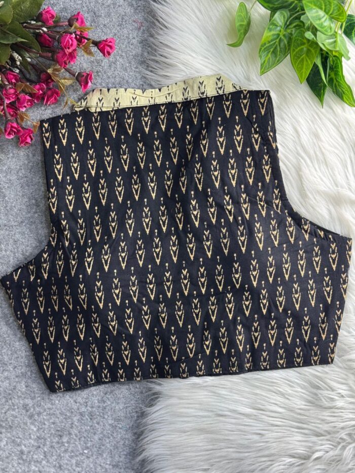 NEW SUMMER SPECIAL AJRAKH PRINTED PURE COTTON BLOUSES - Image 2