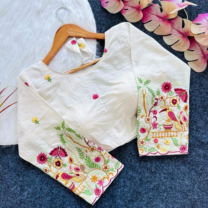 Summer Special Khadi Cotton Blouse