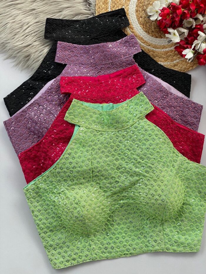 Heavy Georgette Designer Blouse - Image 3