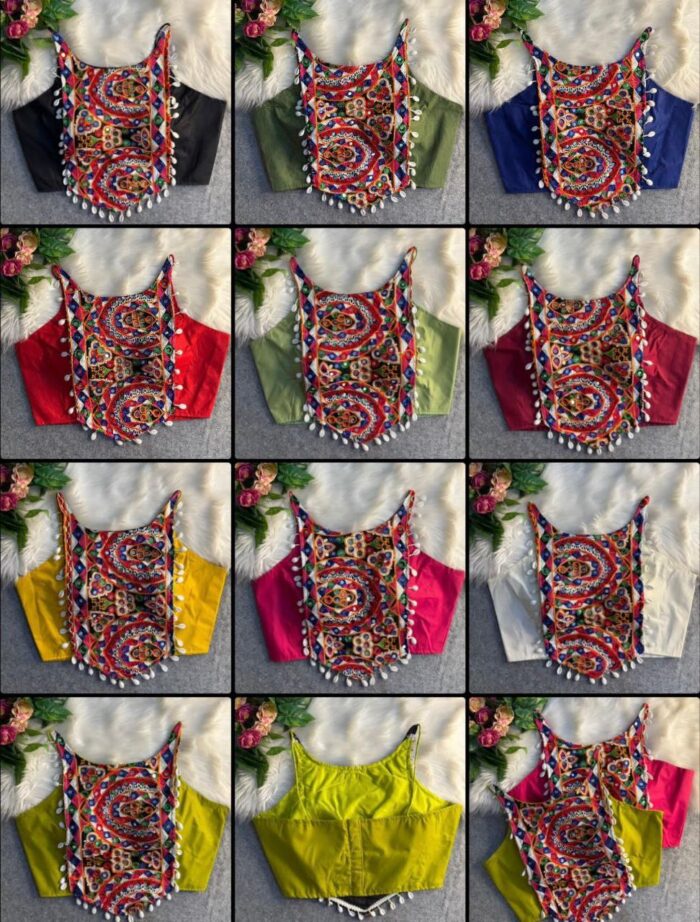 Rayon Cotton Navratri Special Blouse - Image 4