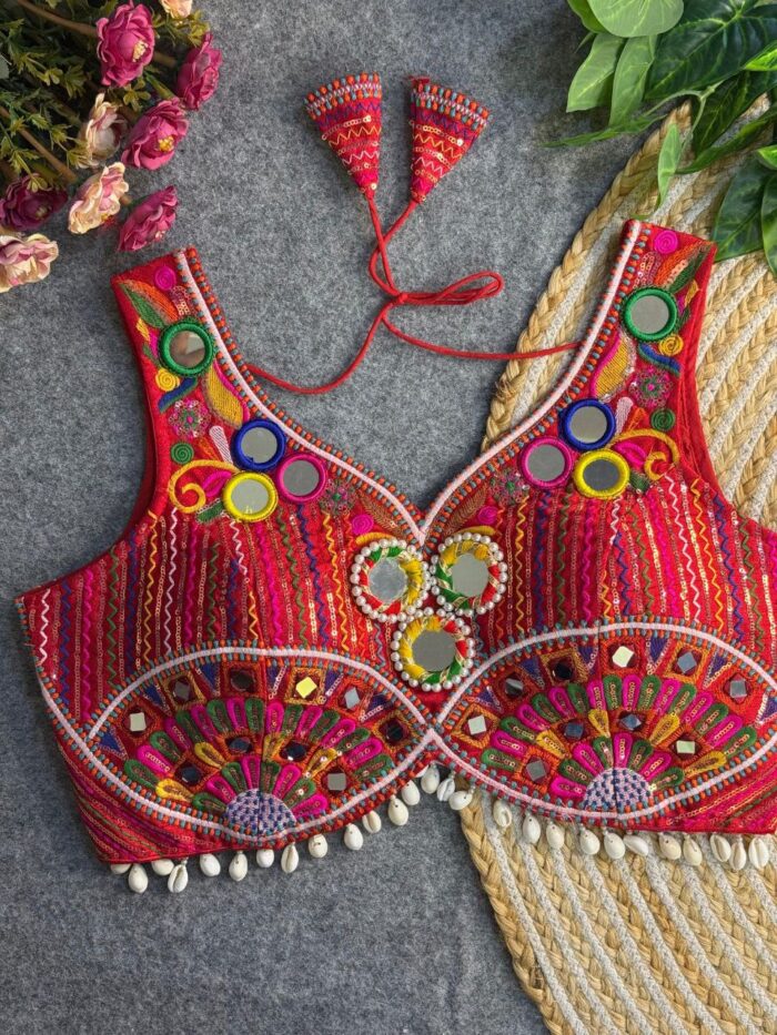 Heavy Italian Silk Traditional  Navratri Special Blouse